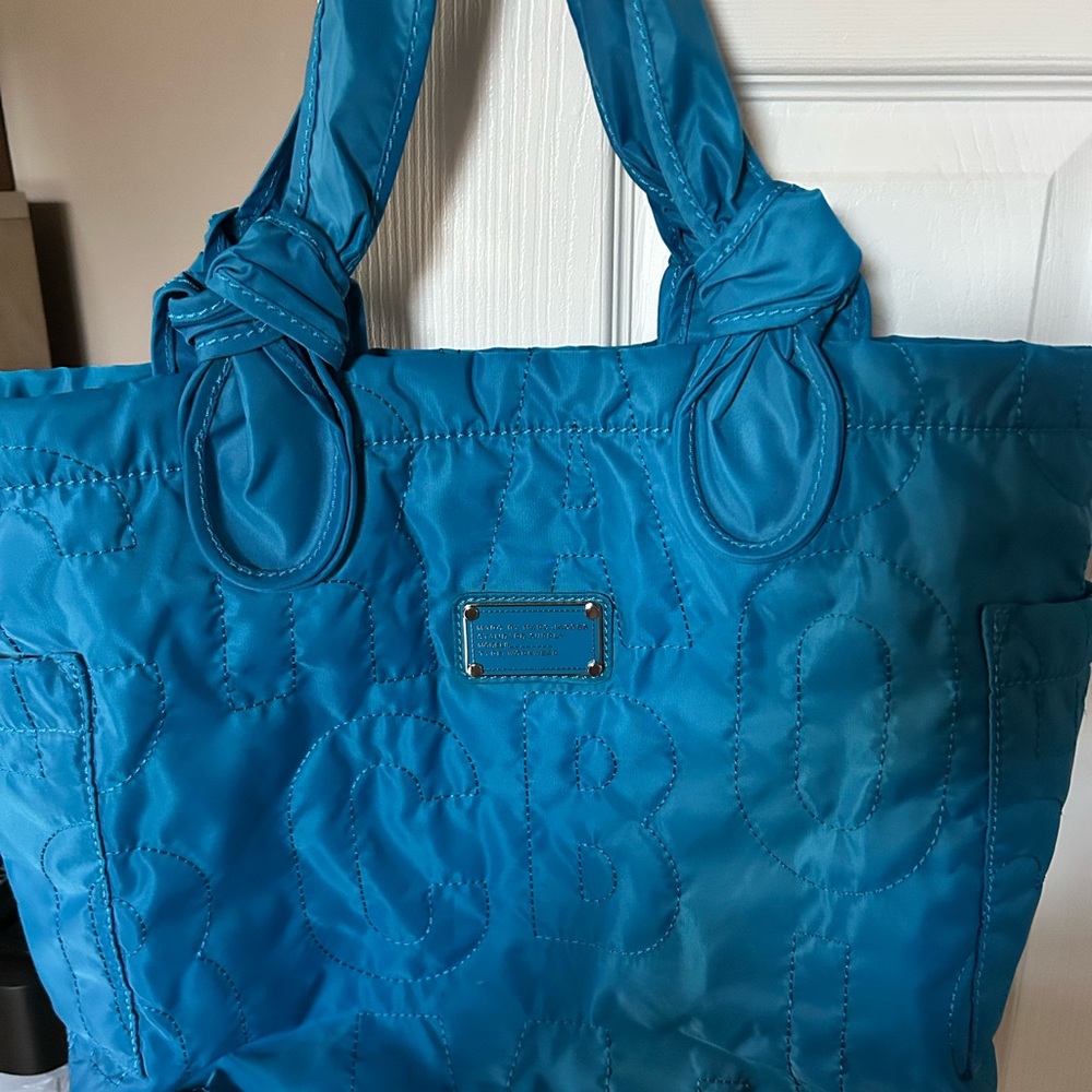 Marc Jacobs Blue Nylon Tote Bag - Picture 4 of 6